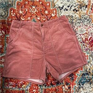 Wrangler Corduroy Blush Shorts, NWOT